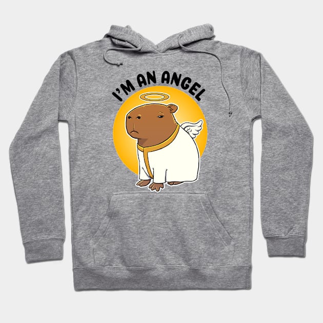 I'm an Angel Capybara Hoodie by capydays